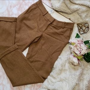 J. Crew Cafe Capri herringbone trousers pants wool